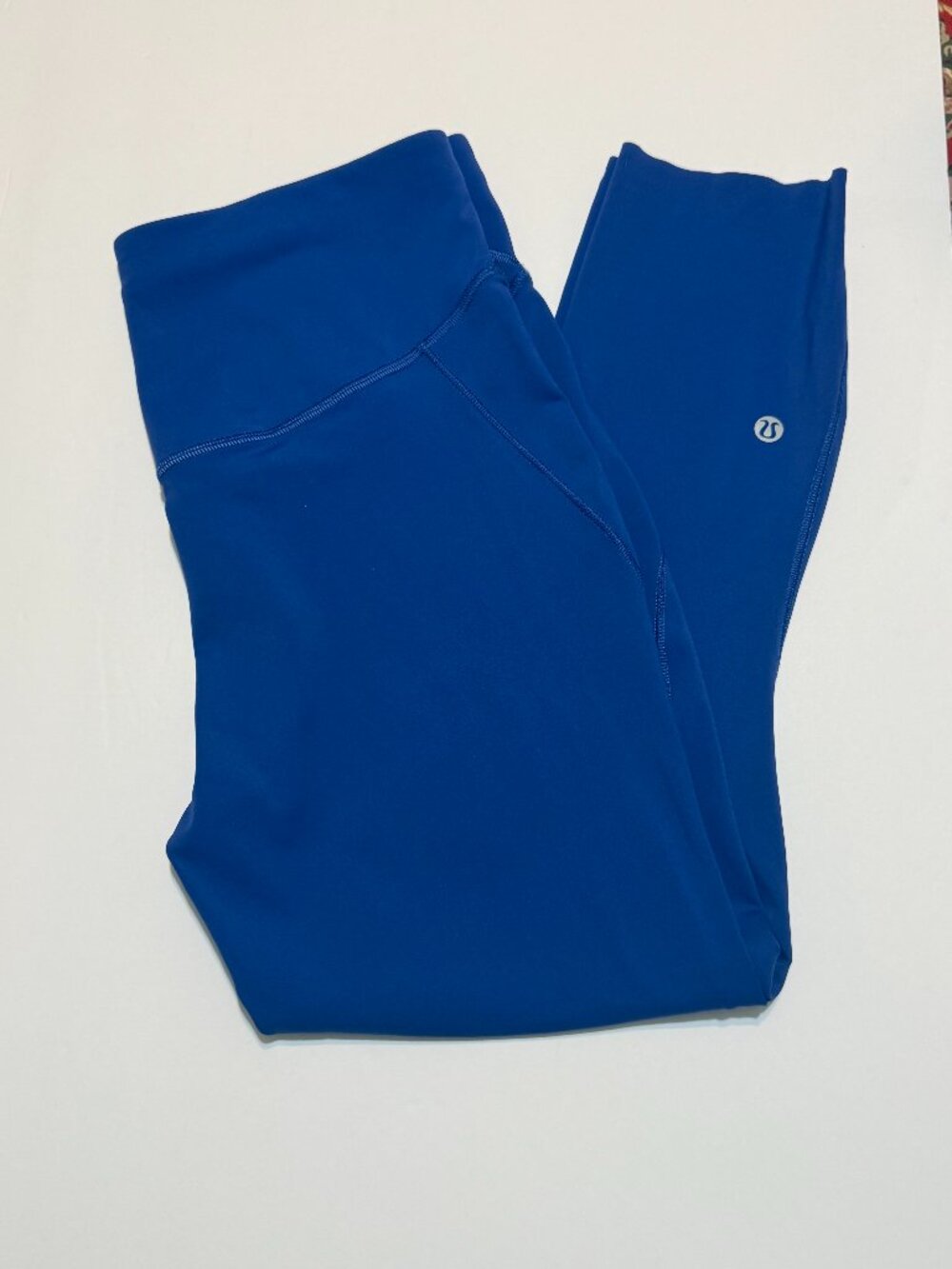 Lululemon (Size 10) Base Pace High-Rise Crop 23" Purple/Blue
